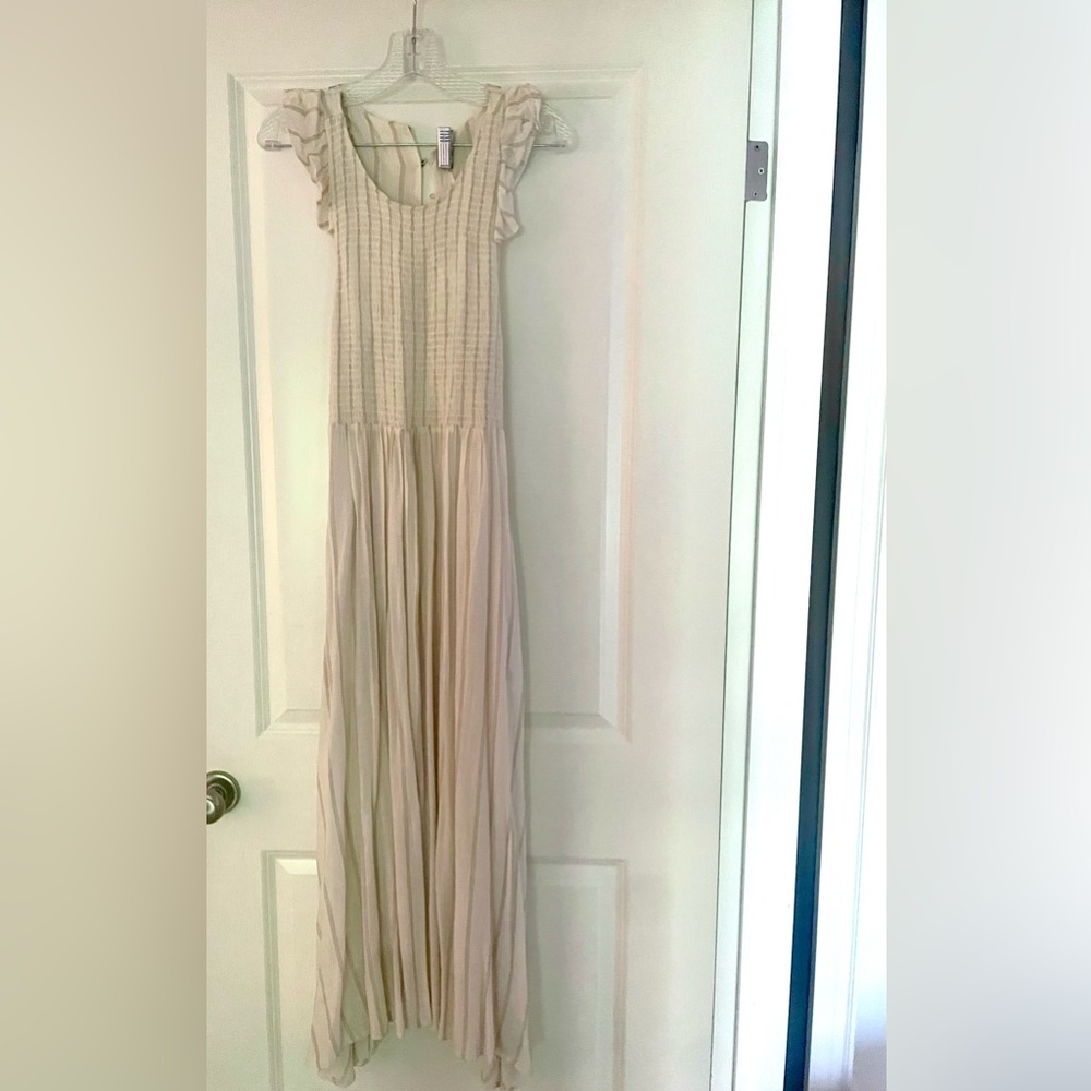Free People Cream Maxi Dress
